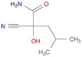 Pentanamide,2-cyano-2-hydroxy-4-methyl-