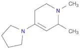 Pyridine, 1,2,5,6-tetrahydro-1,2-dimethyl-4-(1-pyrrolidinyl)-