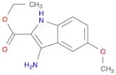 1H-Indole-2-carboxylic acid, 3-amino-5-methoxy-, ethyl ester