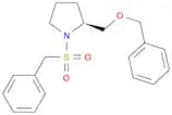 Pyrrolidine, 2-[(phenylmethoxy)methyl]-1-[(phenylmethyl)sulfonyl]-, (S)-