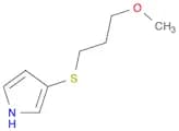 1H-Pyrrole, 3-[(3-methoxypropyl)thio]-