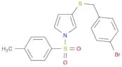 1H-Pyrrole, 3-[[(4-bromophenyl)methyl]thio]-1-[(4-methylphenyl)sulfonyl]-