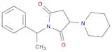 2,5-Pyrrolidinedione, 1-(1-phenylethyl)-3-(1-piperidinyl)-