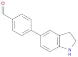 Benzaldehyde,4-(2,3-dihydro-1H-indol-5-yl)-