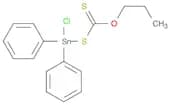 Stannane, chlorodiphenyl[(propoxythioxomethyl)thio]-