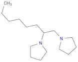 Pyrrolidine, 1,1'-(1-hexyl-1,2-ethanediyl)bis-
