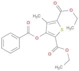 2,5-Thiophenedicarboxylic acid, 3-(benzoyloxy)-4-methyl-, diethyl ester
