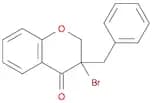 4H-1-Benzopyran-4-one, 3-bromo-2,3-dihydro-3-(phenylmethyl)-