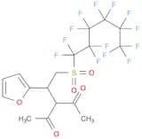 2,4-Pentanedione, 3-[1-(2-furanyl)-2-[(tridecafluorohexyl)sulfonyl]ethyl]-