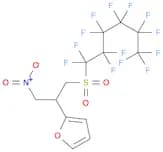 Furan, 2-[1-(nitromethyl)-2-[(tridecafluorohexyl)sulfonyl]ethyl]-
