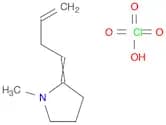 Pyrrolidine, 2-(3-butenylidene)-1-methyl-, perchlorate