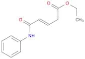 3-Pentenoic acid, 5-oxo-5-(phenylamino)-, ethyl ester, (E)-