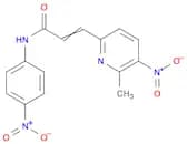 2-Propenamide, 3-(6-methyl-5-nitro-2-pyridinyl)-N-(4-nitrophenyl)-