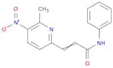 2-Propenamide, 3-(6-methyl-5-nitro-2-pyridinyl)-N-phenyl-
