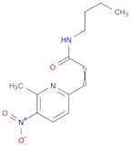 2-Propenamide, N-butyl-3-(6-methyl-5-nitro-2-pyridinyl)-