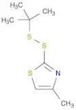 Thiazole, 2-[(1,1-dimethylethyl)dithio]-4-methyl-