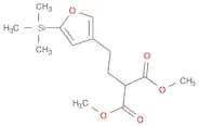 Propanedioic acid, [2-[5-(trimethylsilyl)-3-furanyl]ethyl]-, dimethyl ester