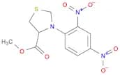 4-Thiazolidinecarboxylic acid, 3-(2,4-dinitrophenyl)-, methyl ester