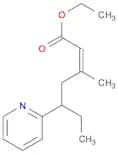 2-Heptenoic acid, 3-methyl-5-(2-pyridinyl)-, ethyl ester, (Z)-