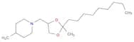 Piperidine, 4-methyl-1-[(2-methyl-2-nonyl-1,3-dioxolan-4-yl)methyl]-