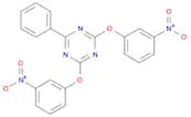 1,3,5-Triazine, 2,4-bis(3-nitrophenoxy)-6-phenyl-