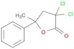 3,3-Dichloro-5-methyl-5-phenyldihydrofuran-2(3H)-one