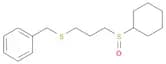 Benzene, [[[3-(cyclohexylsulfinyl)propyl]thio]methyl]-