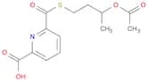 2-Pyridinecarboxylic acid, 6-[[[3-(acetyloxy)butyl]thio]carbonyl]-