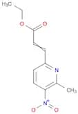 2-Propenoic acid, 3-(6-methyl-5-nitro-2-pyridinyl)-, ethyl ester