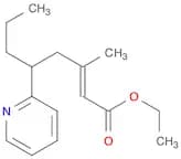2-Octenoic acid, 3-methyl-5-(2-pyridinyl)-, ethyl ester, (E)-