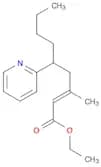 2-Nonenoic acid, 3-methyl-5-(2-pyridinyl)-, ethyl ester, (E)-
