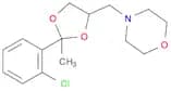 Morpholine, 4-[[2-(2-chlorophenyl)-2-methyl-1,3-dioxolan-4-yl]methyl]-