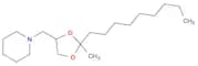 Piperidine, 1-[(2-methyl-2-nonyl-1,3-dioxolan-4-yl)methyl]-