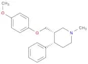 Piperidine, 3-[(4-methoxyphenoxy)methyl]-1-methyl-4-phenyl-, cis-
