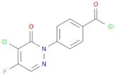 Benzoyl chloride, 4-(5-chloro-4-fluoro-6-oxo-1(6H)-pyridazinyl)-