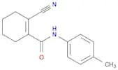 1-Cyclohexene-1-carboxamide, 2-cyano-N-(4-methylphenyl)-