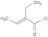 2-Butenoyl chloride, 2-ethyl-, (E)-