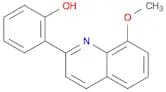 Phenol, 2-(8-methoxy-2-quinolinyl)-