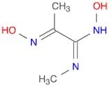 Propanimidamide, N-hydroxy-2-(hydroxyimino)-N'-methyl-, (E,E)-