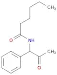 Hexanamide, N-(2-oxo-1-phenylpropyl)-