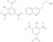 3-Quinolinepropanamine, compd. with 2,4,6-trinitrophenol (1:2)