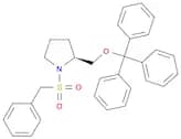 Pyrrolidine, 1-[(phenylmethyl)sulfonyl]-2-[(triphenylmethoxy)methyl]-, (S)-