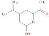 Ethanone, 1-[tetrahydro-6-hydroxy-4-(1-methylethenyl)-2H-pyran-2-yl]-