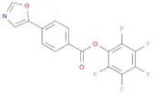 2,3,4,5,6-pentafluorophenyl 4-(1,3-oxazol-5-yl)benzoate