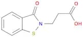 3-Oxo-1,2-benzisothiazole-2(3H)-propanoic acid