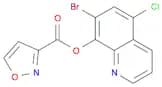 3-Isoxazolecarboxylic acid, 7-bromo-5-chloro-8-quinolinyl ester