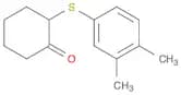Cyclohexanone, 2-[(3,4-dimethylphenyl)thio]-