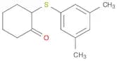 Cyclohexanone, 2-[(3,5-dimethylphenyl)thio]-