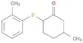 Cyclohexanone, 5-methyl-2-[(2-methylphenyl)thio]-