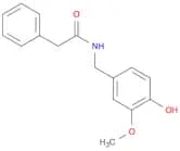 Benzeneacetamide, N-[(4-hydroxy-3-methoxyphenyl)methyl]-
